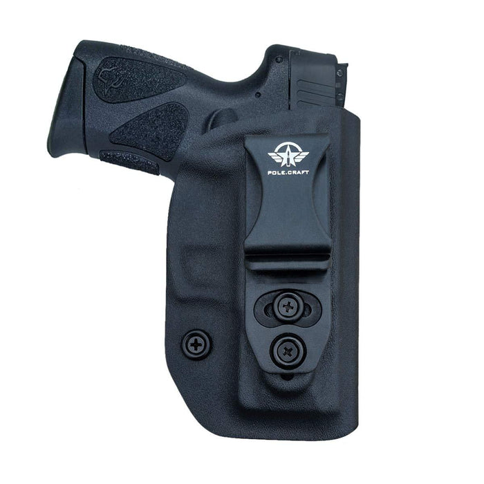 G2C IWB Holster Fit: Taurus G2C & Millennium PT111 G2 / PT140 Concealed Holster for Taurus G2C 9mm - Kydex Holster Taurus PT111 G2C Concealed Carry Pistol Case - Adj. Height & Cant - Entrance Widen - Black