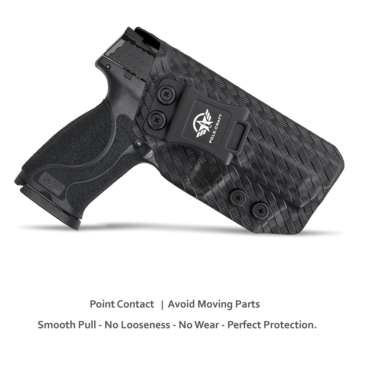 M&P 9mm Holster, M&P 2.0 Holster, Carbon Fiber Kydex Holster IWB Custo