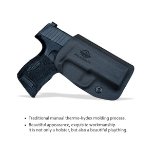 Kydex OWB Holster Fit: Sig Sauer P365 Holsters P365 SAS Gun Pistol Case - Sig Sauer P365 OWB Holster - Waistband Outside Carry - 1.5-2 Inch Belt Clip with Lock - Adj. Width Height Cant, Entrance Widen - Black - PoLe.Craft Holster & Knives
