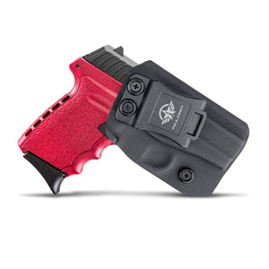 POLE.CRAFT SCCY CPX2 CPX1 Holster IWB KYDEX Holster Fit: SCCY 9mm CPX-2 CPX-1 Gen 1 2, Inside Waistband Concealed Carry Holster - Adj. Cant & Retention(Black,Right Hand)