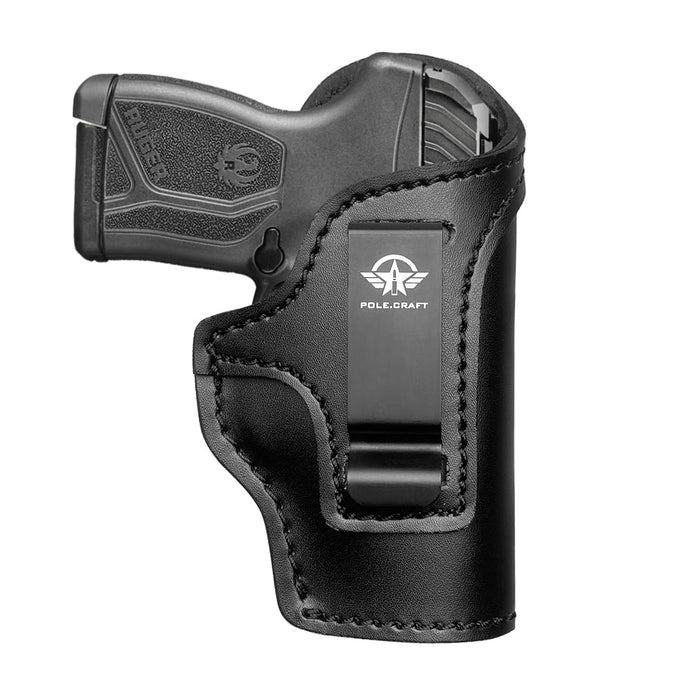 POLE.CRAFT IWB Leather Gun Holsters for Small Pistols : Ruger