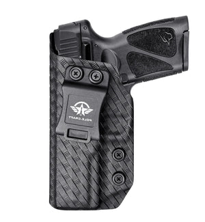 Taurus G3 Holster, Carbon Fiber Kydex Holster IWB for Taurus G3 9mm / .40 Pistol Case - G3 Taurus Holster 9mm - Inside Waistband Concealed Holster Taurus G3 IWB Kydex Accessories (Black)