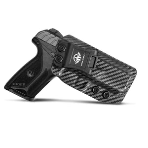 Ruger Security 9 Holster, Carbon Fiber Kydex Holster IWB for Ruger Security-9 Pistol Case Inside Waistband Concealed Carry - Kydex IWB Holster Ruger Security 9 Pistol Case Gun Accessories