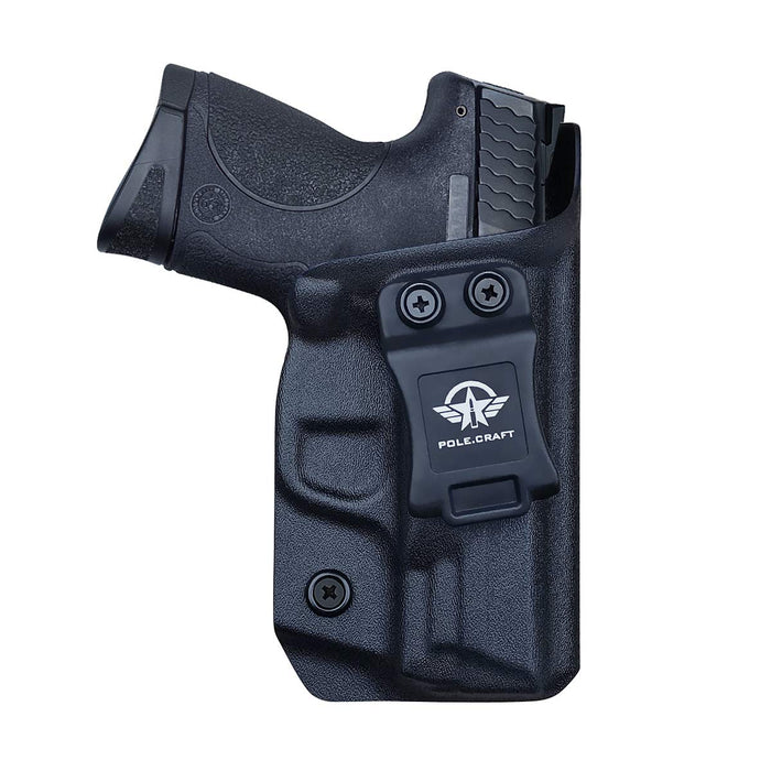 IWB Kydex Holster Custom Fit: Smith & Wesson M&P 40C Pistol - Inside Waistband Concealed Carry - Adj. Cant Retention - Cover Mag-Buttom - Widened Entrance - No Wear, No Jitter
