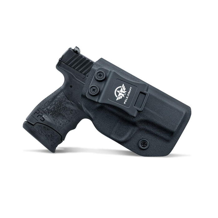 Walther PPS Holster IWB Kydex for Walther PPS M2 9mm / .40 Pistol Case - IWB Holster Walther PPS M2 9mm - Inside Waistband Carry Concealed Holster Walther PPS 9mm - No Wear, No Jitter - Black