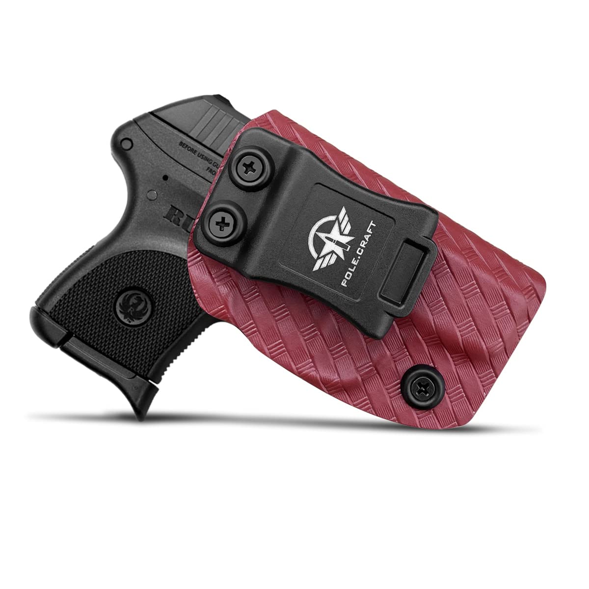 Ruger LCP 380 Holster, Carbon Fiber Kydex Holster IWB for Ruger