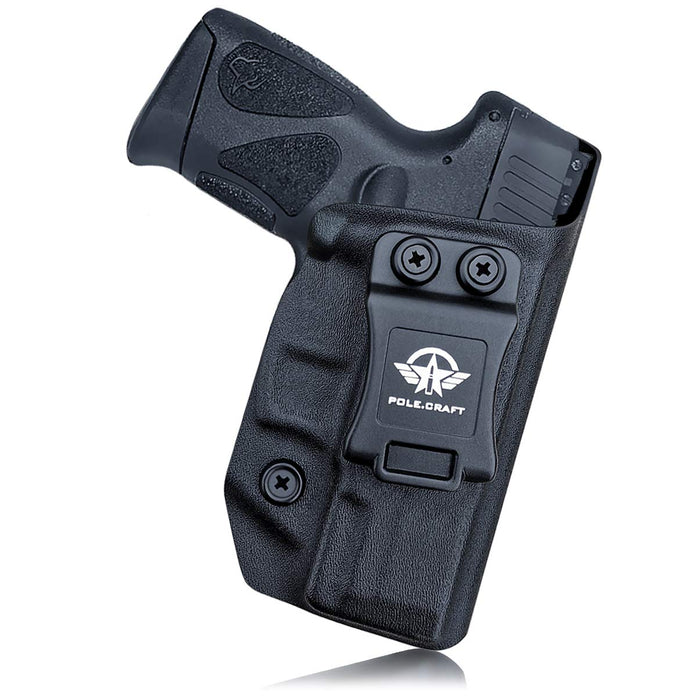 Taurus G3C Holster, Taurus G2C Holsters, IWB Kydex Holster For Taurus G3C 9mm / G2C 9mm / G2S / Millennium PT111 G2 / PT140 9mm Case - Inside Waistband Concealed Holster Widened Entrance, No Wear, No Jitter - Black