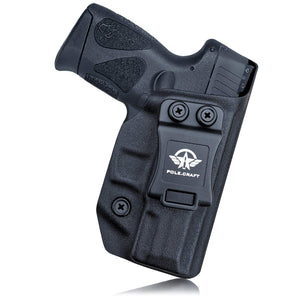 Taurus G2C Holsters, Kydex IWB Holster For Taurus G2C 9mm & Millennium PT111 G2 / PT140 9mm Pistol Case - Inside Waistband Concealed Carry Holster Taurus G2C 9mm - Widened Entrance, No Wear, No Jitter - Black