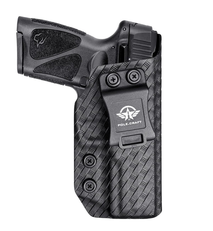 Taurus G3 Holster, Carbon Fiber Kydex Holster IWB for Taurus G3 9mm / .40 Pistol Case - G3 Taurus Holster 9mm - Inside Waistband Concealed Holster Taurus G3 IWB Kydex Accessories (Black)