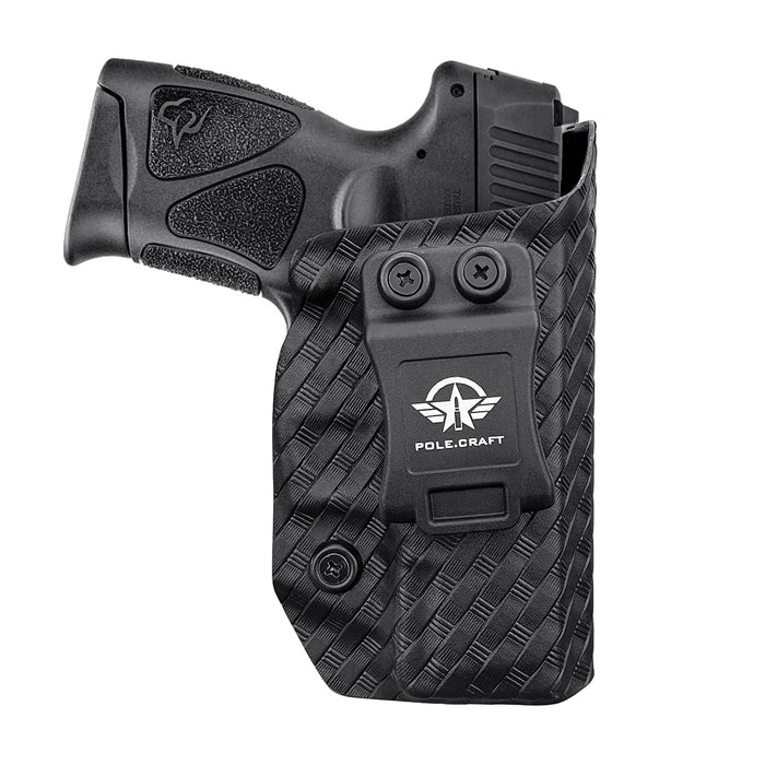 Taurus G3C Holster, Taurus G2C Holster, Carbon Fiber Kydex Holster IWB For Taurus G3C / G2C 9mm G2S / Millennium PT111 G2 / PT140 Pistol, Inside Waistband Concealed Holster Taurus G3C - Black