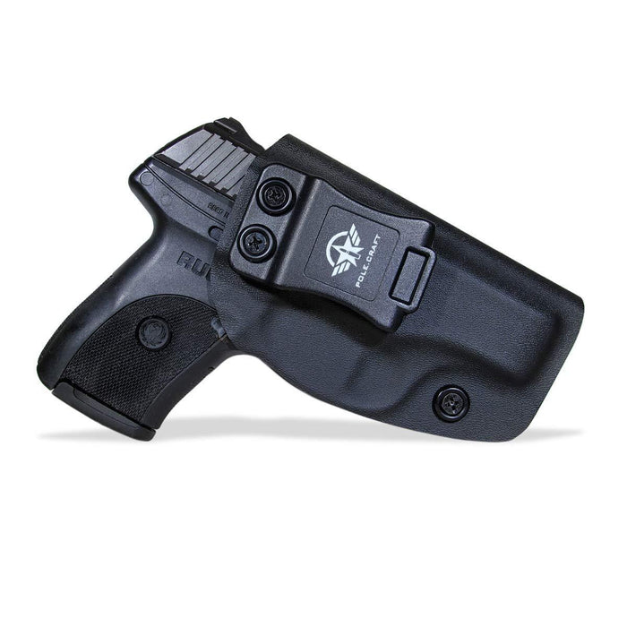 KYDEX IWB Holster LC9 Concealed Carry Holster Ruger LC9S Holster Concealed - Kydex Holster for Ruger LC9 Accessories - IWB Concealed Holster Pistol Case - Black