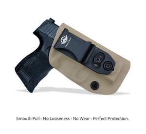 IWB Kydex Holster Fit: Sig Sauer P365 Concealed Carry - Kydex Holster for Sig Sauer P365 IWB Holster Sig 365 Accessories - IWB Concealed Holster P365 Pistol Case - Tan - PoLe.Craft Holster & Knives