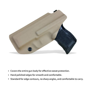 KYDEX IWB Holster P365 Sig Sauer 365 Holsters for Concealed Carry - Kydex Holster for Sig Sauer P365 IWB Holster Sig 365 Accessories - IWB Concealed Holster Pistol Case - Tan - PoLe.Craft Holster & Knives