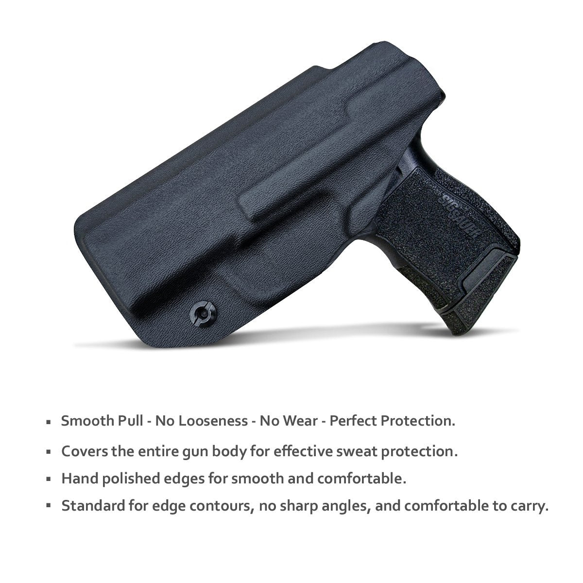 Standard Belt Clip for IWB Kydex Holsters - IWB Kydex Holster Belt