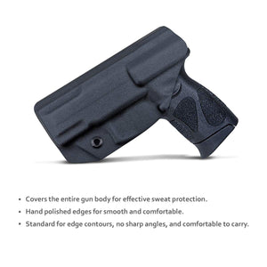 Taurus G2C Holsters, Kydex IWB Holster For Taurus G2C 9mm & Millennium PT111 G2 / PT140 9mm Pistol Case - Inside Waistband Concealed Carry Holster Taurus G2C 9mm - Widened Entrance, No Wear, No Jitter - Black