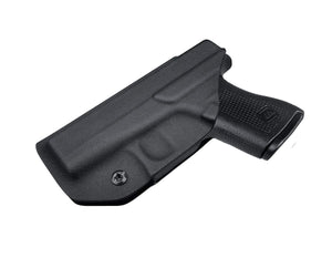 Kydex IWB Holster Custom Fits: Glock 42 Concealed Carry - Inside Waistband Carry Concealed Holster Glock 42 Pistol Case Guns Accessories - Point Touching - No Wear - No Jitter - Black - PoLe.Craft Holster & Knives