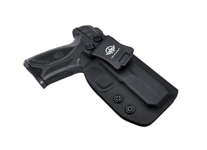 IWB Kydex Holster Custom Fit: Ruger Security 9 Pistol - Inside Waistband Concealed Carry - Adj. Cant Retention - Cover Mag-Button - No Wear - No Jitter - Right Hand - PoLe.Craft Holster & Knives