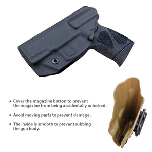 Taurus G3C Holster, Taurus G2C Holsters, IWB Kydex Holster For Taurus G3C 9mm / G2C 9mm / G2S / Millennium PT111 G2 / PT140 9mm Case - Inside Waistband Concealed Holster Widened Entrance, No Wear, No Jitter - Black