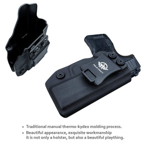 KYDEX IWB Holster P365 Sig Sauer 365 Holsters for Concealed Carry - Kydex Holster for Sig Sauer P365 IWB Holster Sig 365 Accessories - IWB Concealed Holster Pistol Case - Black - PoLe.Craft Holster & Knives