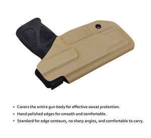 KYDEX IWB Taurus G2C Holster Taurus PT111 G2 Concealed Holster for Taurus G2C 9mm PT140 - KYDEX Holster Taurus PT111 G2C -Taurus G2C Holsters Concealed Carry Pistol Case Gun Accessories - Tan - PoLe.Craft Holster & Knives