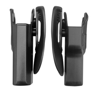 POLE.CRAFT OWB Paddle Polymer Holsters Fit: Taurus G3C / G2C / G3 / PT111 / PT140 9mm/.40 Pistol , Outside Waistband Open Polymer Holster with Safety Lock, Angle Adj - 1.5"-2" Belt Adjustable