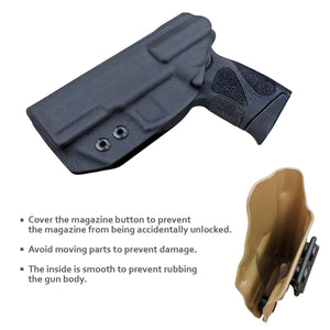 Taurus G3 Holster, IWB Kydex Holster For Taurus G3 9mm / 40 Pistol Case - G3 Taurus Holster 9mm - Inside Waistband Concealed Holster Taurus G3 9mm IWB Kydex Gun Accessories - Black