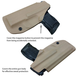 IWB Kydex Holster Fit: Sig Sauer P365 Concealed Carry - Kydex Holster for Sig Sauer P365 IWB Holster Sig 365 Accessories - IWB Concealed Holster P365 Pistol Case - Tan - PoLe.Craft Holster & Knives