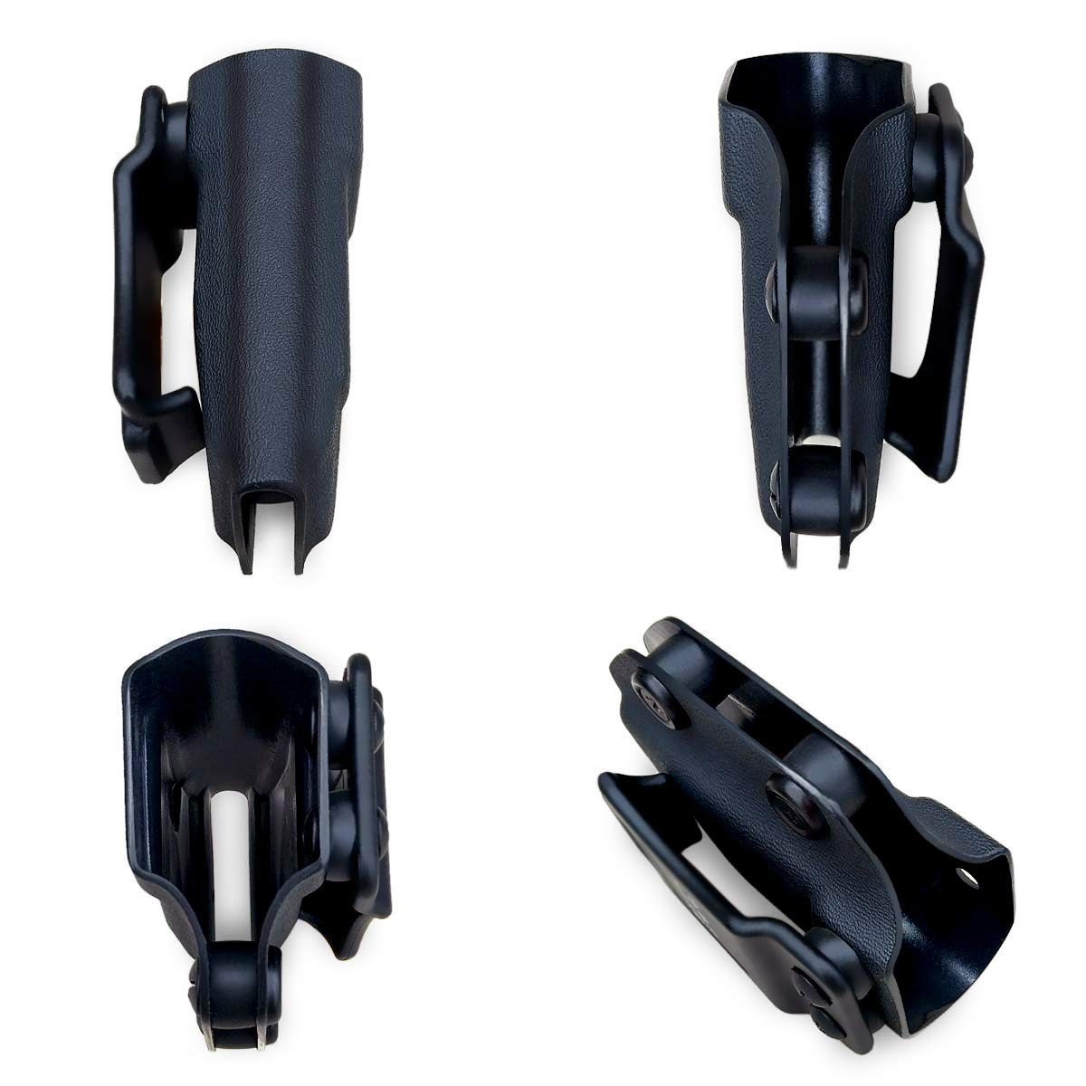 OUTBAGS USA OWB Duty Holster For Sig Sauer P226/P229/P250 - Open Carry Belt Holster With Mag Pouch (Black Nylon)