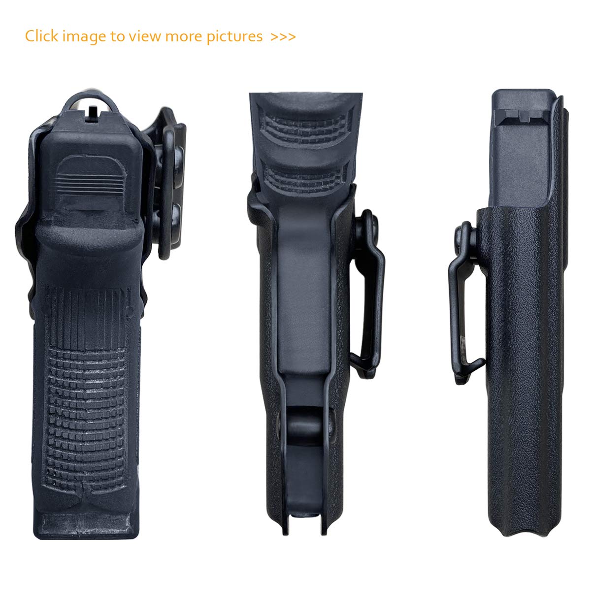 Concealment Express IWB Holster For Glock G30S - Left Hand, Carbon Fiber Kydex, Adjustable Cant & Retention