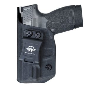 M&P 45 Shield Holster IWB Kydex Holster Custom Fit: Smith & Wesson M&P 45 Shield M2.0 3.3”Barrel Pistol - Inside Waistband Concealed Carry - Adj. Cant Retention - Cover Mag-Button - No Wear, No Jitter