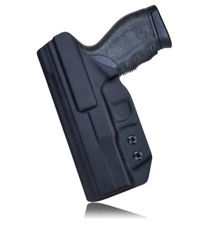 PoLe.Craft IWB Kydex Holster Custom Fit: Taurus 24/7-9mm / .40 Pistol - Inside Waistband Concealed Carry - Adj. Cant Retention - Cover Mag-Button - Widened Entrance - No Wear, No Jitter - PoLe.Craft Holster & Knives