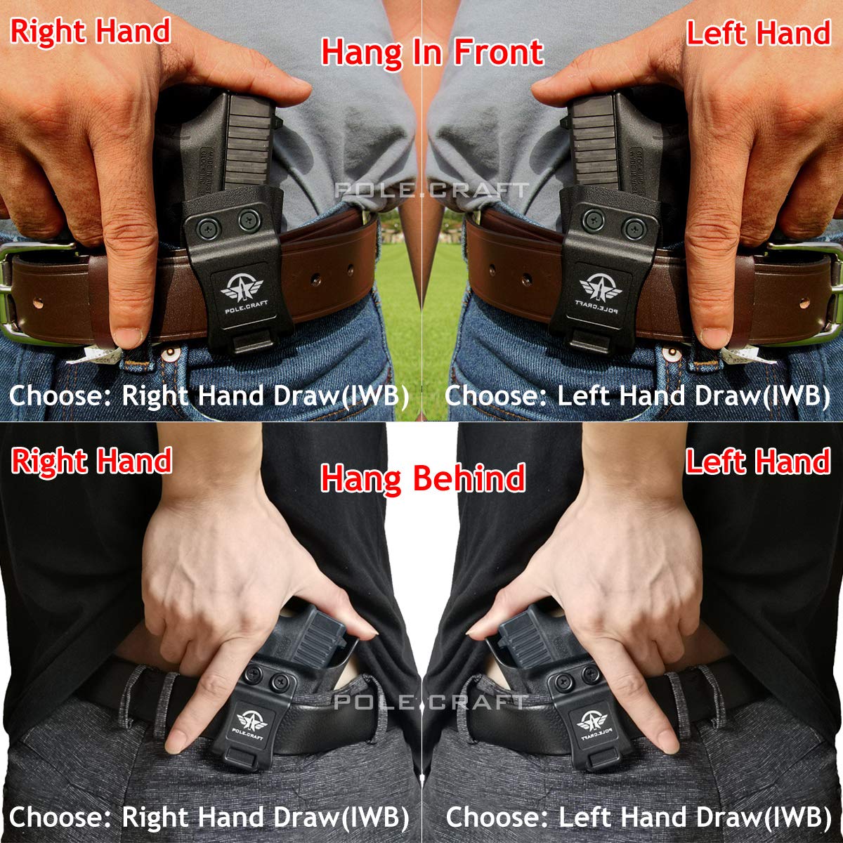 Kydex Inside Waistband Holster For Sig Sauer SP2022 9mm IWB Case Pant Belt  Clip Concealed Carry Concealment Cross Draw