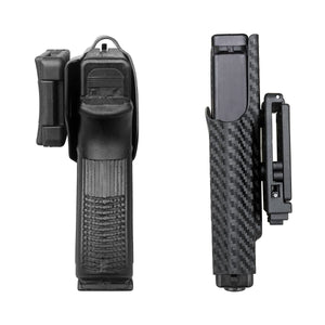 Glock 19 Holster, Glock 17 Holster OWB Kydex Holster Fit: Glock 19 19x / Glock 23 25 32 / Glock 17 22 31 / Glock 26 27 30s (Gen 1-5) - Outside Waistband Carry 1.5-2 Inch Belt Clip - Adj. Width Height Retention Cant, Entrance Widened