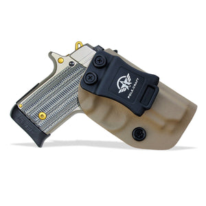 IWB Tactical KYDEX Holster Custom Fits: Sig Sauer P238 Gun Case Inside Waistband Carry Concealed Holster Pistol Pouch Bag Accessories - Tan - PoLe.Craft Holster & Knives