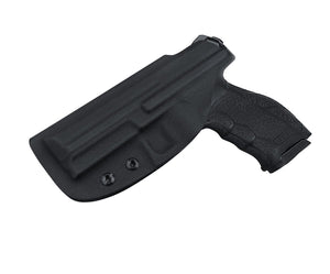 HK VP9 Holster IWB Kydex For Heckler & Koch (H&K) VP9 VP40 Concealed Carry - Inside Waistband Carry Concealed Holster VP9 H&K VP40 Pistol Case Guns Accessories - Point Touching, No Wear, No Jitter - Black - PoLe.Craft Holster & Knives