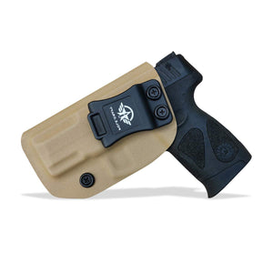 KYDEX IWB Taurus G2C Holster Taurus PT111 G2 Concealed Holster for Taurus G2C 9mm PT140 - KYDEX Holster Taurus PT111 G2C -Taurus G2C Holsters Concealed Carry Pistol Case Gun Accessories - Tan - PoLe.Craft Holster & Knives