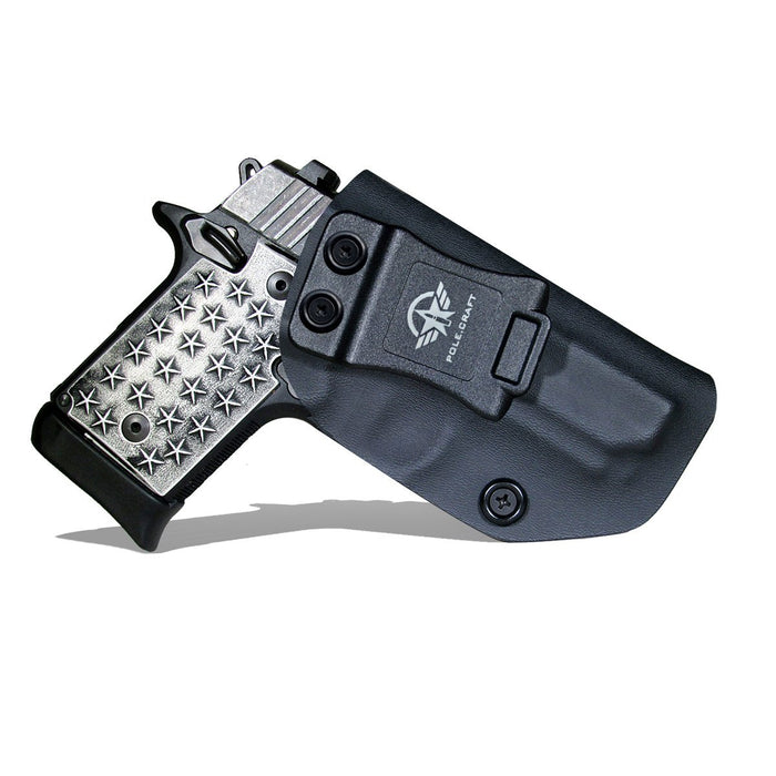 Kydex IWB Holster Fits: Sig Sauer P938 Pistol Case Inside Waistband Carry Concealed Holster P938 Gun Accessories - Black